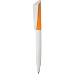 F01-Camellia Ручка с поворотным механизмом бело-оранжевая 2