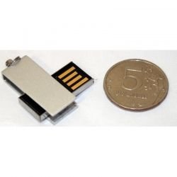 VF-mini 04 флешка металлическая Серебро 32GB